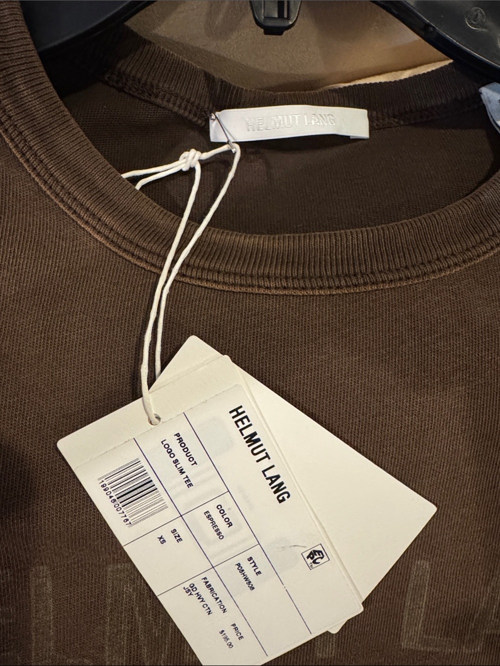 Helmut Lang Brown T shirt - Picture 2 of 2